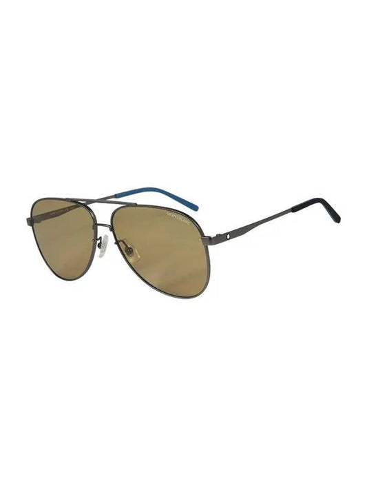 Aviator Metal Sunglasses Black - MONTBLANC - BALAAN 2