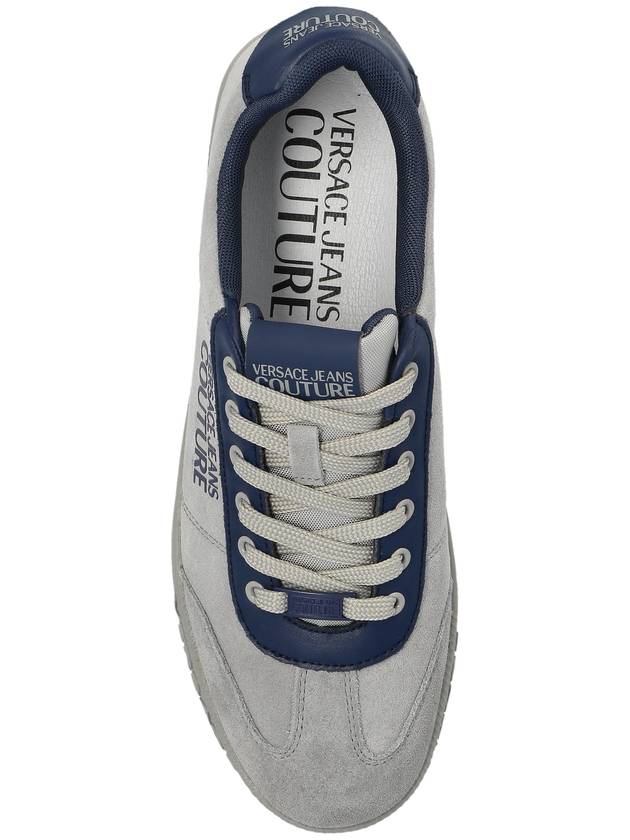 Versace Jeans Couture Sneakers With Logo, Men's, Grey - VERSACE - BALAAN 6