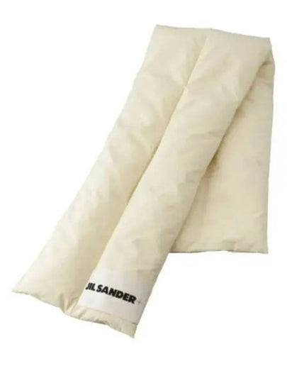 Logo Patch Down Muffler Light Beige - JIL SANDER - BALAAN 2