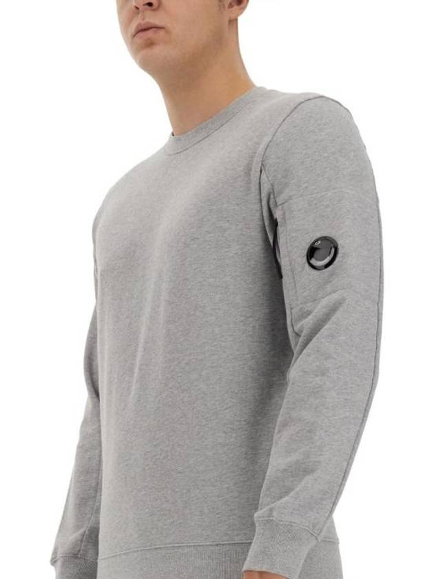 Diagonal Raised Fleece Sweatshirt Grey - CP COMPANY - BALAAN 5