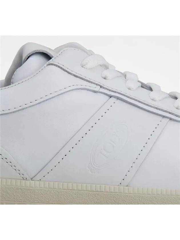 Logo Tonal Low-Top Sneakers White - TOD'S - BALAAN 5