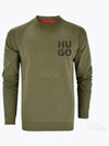 Green Spray Logo Sweatshirt 50520462 345 - HUGO BOSS - BALAAN 2