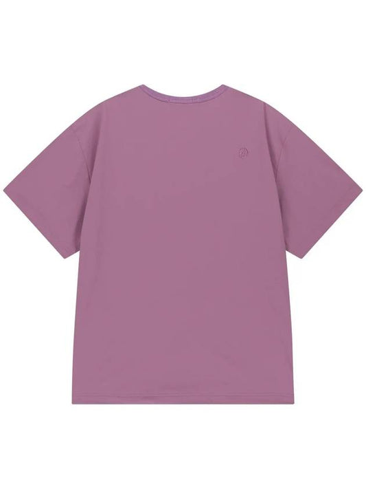 Woven Stretch Round TShirt Purple - OFFGRID - BALAAN 2