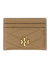 Kira Chevron Logo Card Wallet Sand Piper - TORY BURCH - BALAAN 1