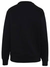 Logo Print Cotton Sweatshirt Black - KENZO - BALAAN 4