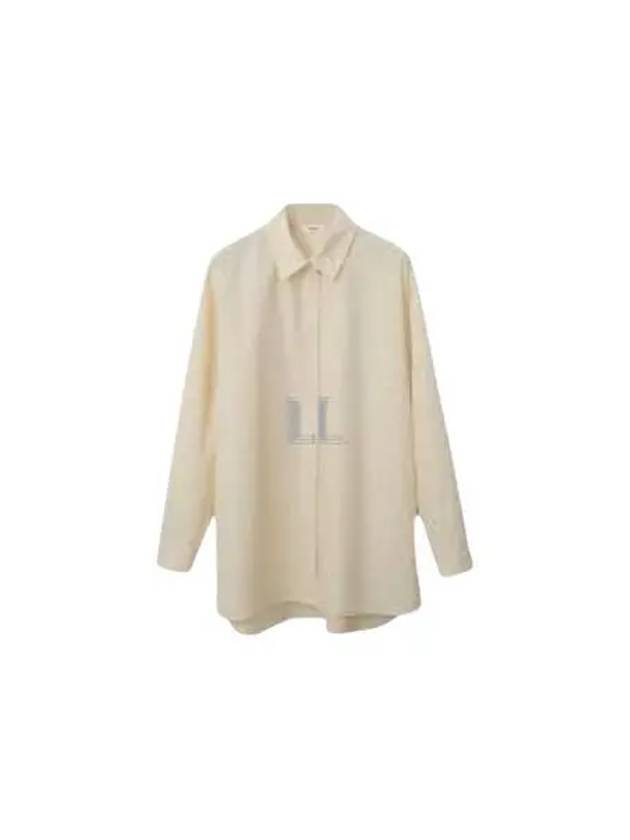 Women's Woven Short Shirt Dress Ivory - MAISON MARGIELA - BALAAN 2