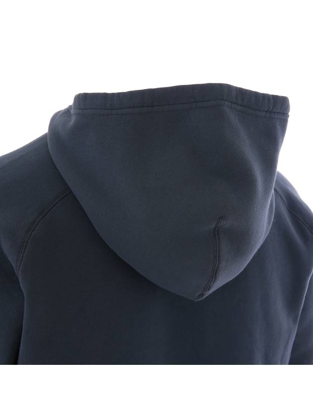 Cotton Garment Dye Drawstring Hoodie Blue - TOM FORD - BALAAN 7