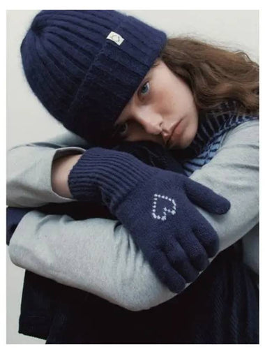 WARMER GLOVE SET NAVYSTORM BLUE - BENSIMON - BALAAN 1