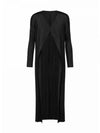 Women s PLEATED LONG cardigan PP48JA10915 - ISSEY MIYAKE - BALAAN 2