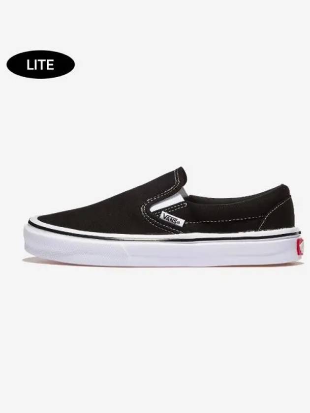 Shoes Sneakers Running Slip On Light BLACK - VANS - BALAAN 1