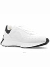 Sprint Runner Black Tab Low Top Sneakers White - ALEXANDER MCQUEEN - BALAAN 2