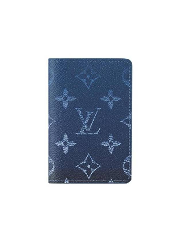 Pocket Organizer Monogram Card Wallet Navy - LOUIS VUITTON - BALAAN 1