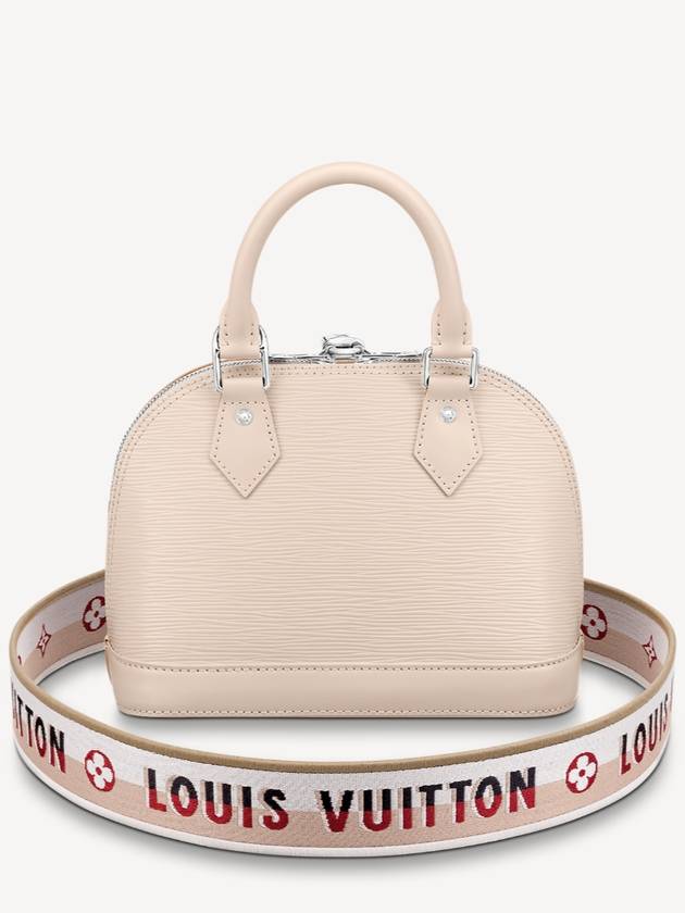 Alma BB Epi Tote Bag Quartz White - LOUIS VUITTON - BALAAN 4