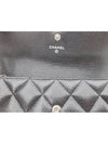 Boy Silver Long Flap Caviar Long Wallet Black - CHANEL - BALAAN.