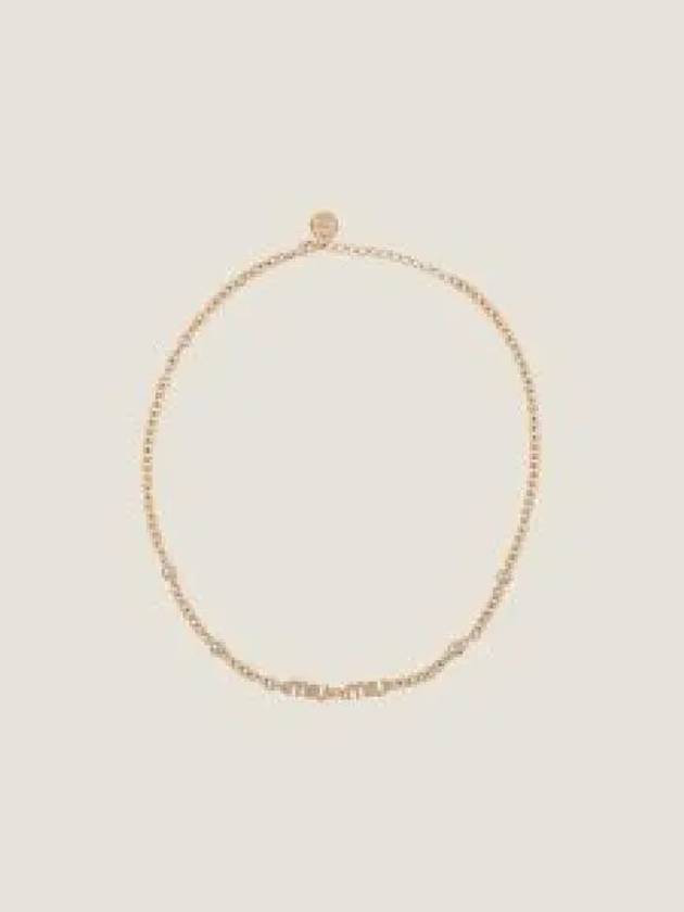 Logo Metal Necklace Gold - MIU MIU - BALAAN 2