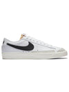 Blazer Low 77 Vintage Low Top Sneakers White - NIKE - BALAAN 3