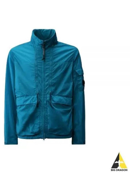 Men's Chrome-R Zip-Up Jacket Blue - CP COMPANY - BALAAN 2