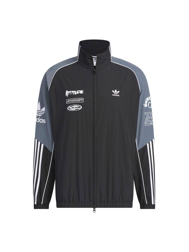 Motorcore Woven Track Jacket Black - ADIDAS - BALAAN 1