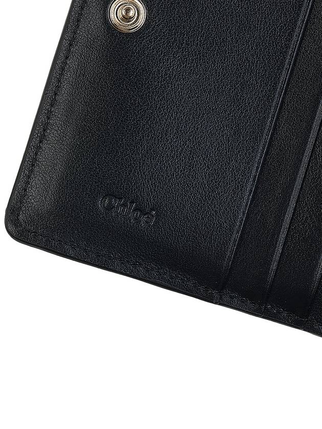 Sense Soft Leather Half Wallet Black - CHLOE - BALAAN 10