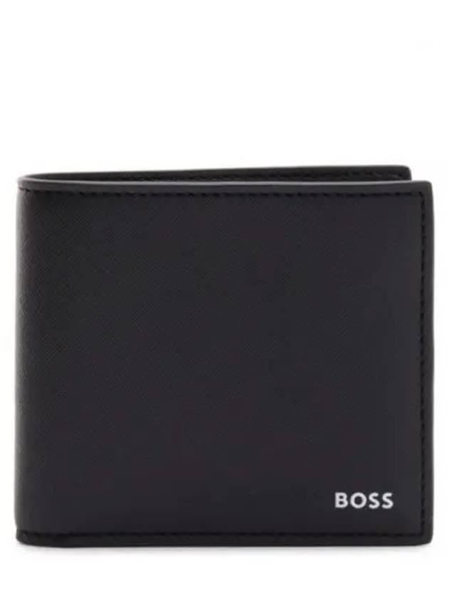 Metal Logo Half Wallet Black - HUGO BOSS - BALAAN 2