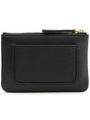 Plaque Zipper Small Coin Wallet Black - MULBERRY - BALAAN 3