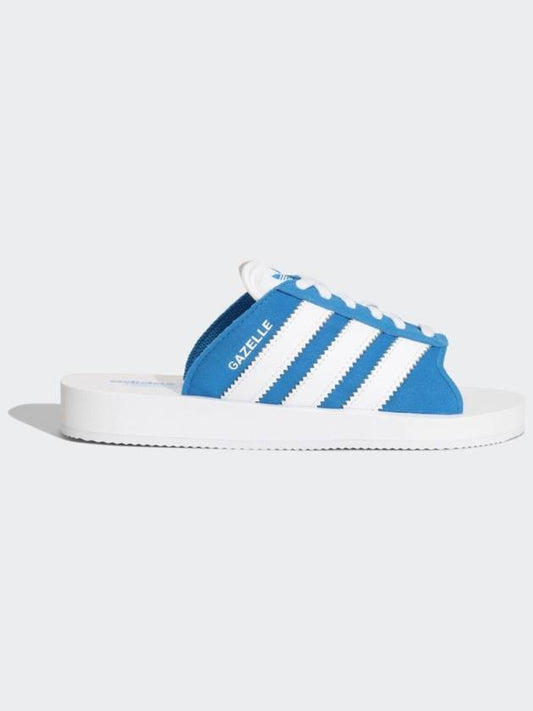 Original Gazelle Beach Slippers Blue - ADIDAS ORIGINALS - BALAAN 2