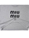 embroidered logo crop t-shirt MJN445 12YZ F0031 - MIU MIU - BALAAN 8