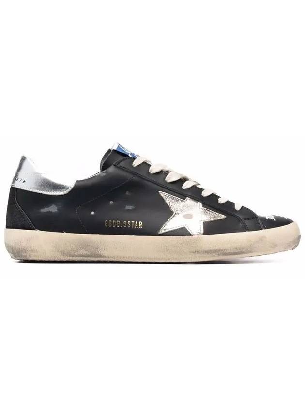 Superstar Low Top Sneakers Silver Black - GOLDEN GOOSE - BALAAN 2