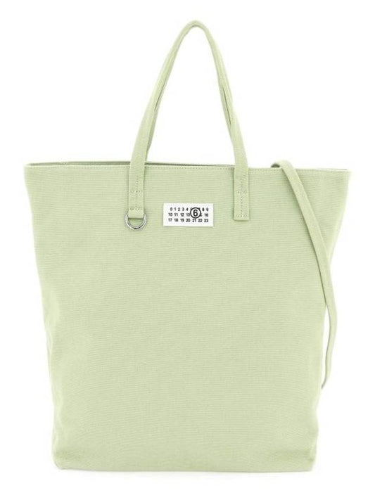 Number Canvas Large Tote Bag Green - MAISON MARGIELA - BALAAN 1