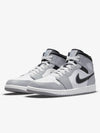 Nike Jordan 1 Mid Light Smoke Gray Anthracite 260 280 554724078 - JORDAN - BALAAN 5