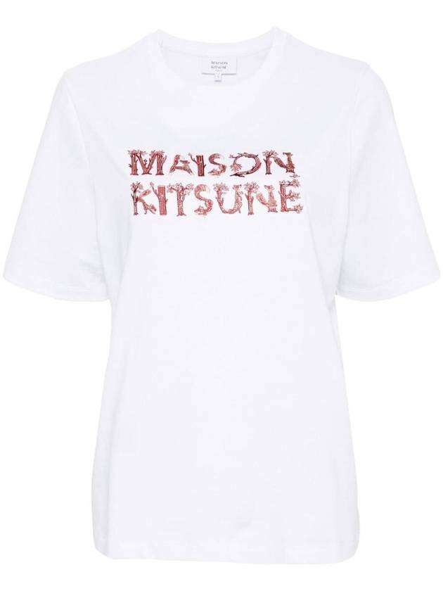 Maison Kitsuné Woodland Alphabet Comfort T-Shirt Clothing - MAISON KITSUNE - BALAAN 1