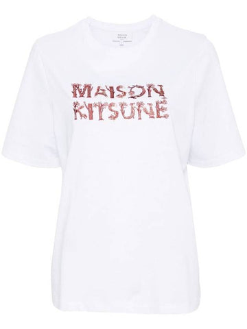 Maison Kitsuné Woodland Alphabet Comfort T-Shirt Clothing - MAISON KITSUNE - BALAAN 1