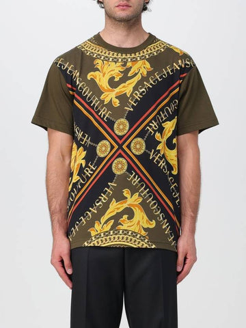 T-shirt Versace Jeans Couture in cotone - VERSACE - BALAAN 1