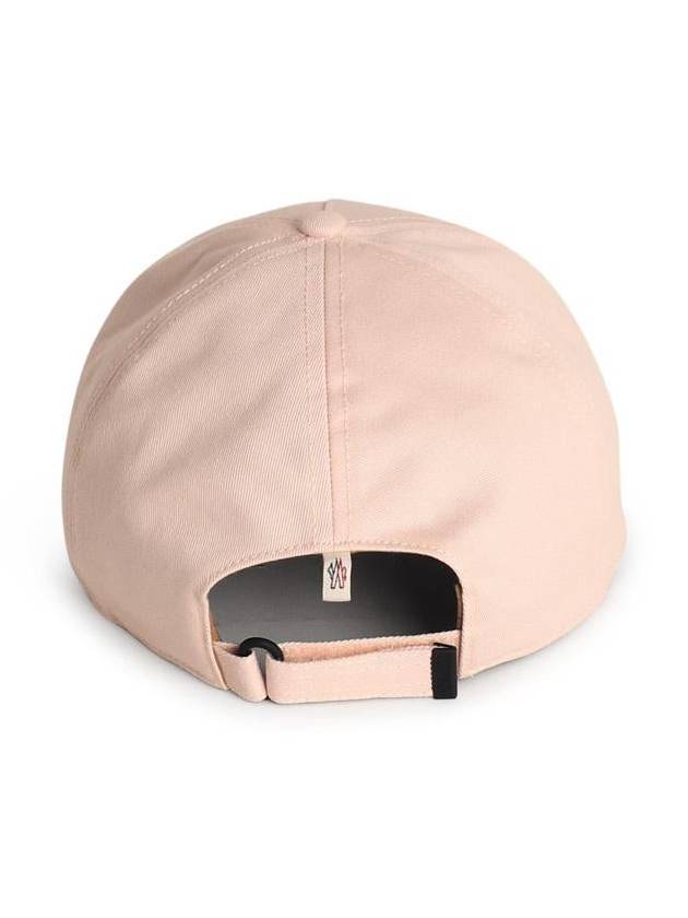 Gabardine ball cap light pink - MONCLER - BALAAN 4