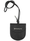 leather neck pouch BLACK - PALM ANGELS - BALAAN 1