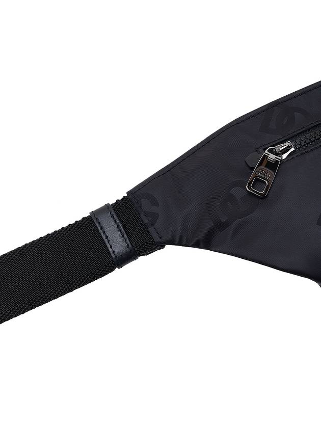 Men's Logo Patch Nylon Small Belt Bag Black - DOLCE&GABBANA - BALAAN 8