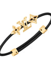 LV Iconic Flower Bracelet Gold Black - LOUIS VUITTON - BALAAN 4