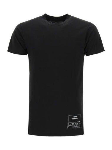 Men's Icon Print Short Sleeve T-Shirt Black - MAISON MARGIELA - BALAAN 1