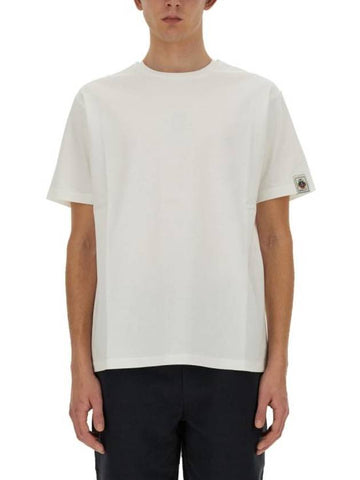 short sleeve t-shirt MJE06W CO301U019 WHITE - BALLY - BALAAN 1