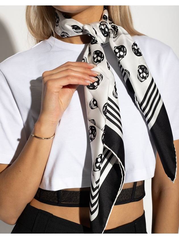 Biker Skull Scarf - ALEXANDER MCQUEEN - BALAAN 5