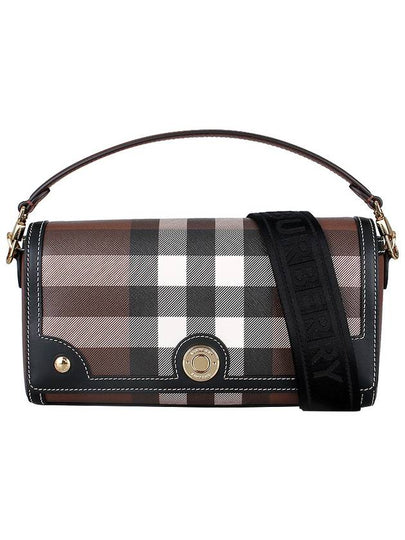 Note Leather Cross Bag Brown - BURBERRY - BALAAN 2