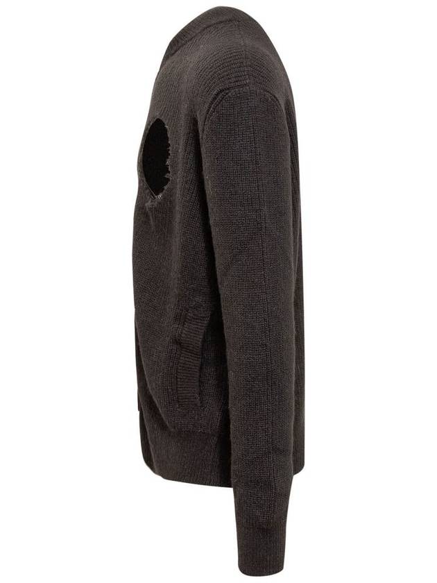 FW23 MM6 Destroyed Cardigan S52AM0271 - MAISON MARGIELA - BALAAN 4