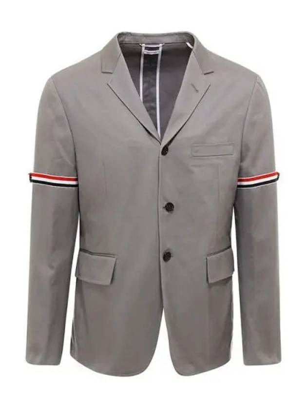 Armband Unconstructed Classic Jacket Navy Grey - THOM BROWNE - BALAAN 2