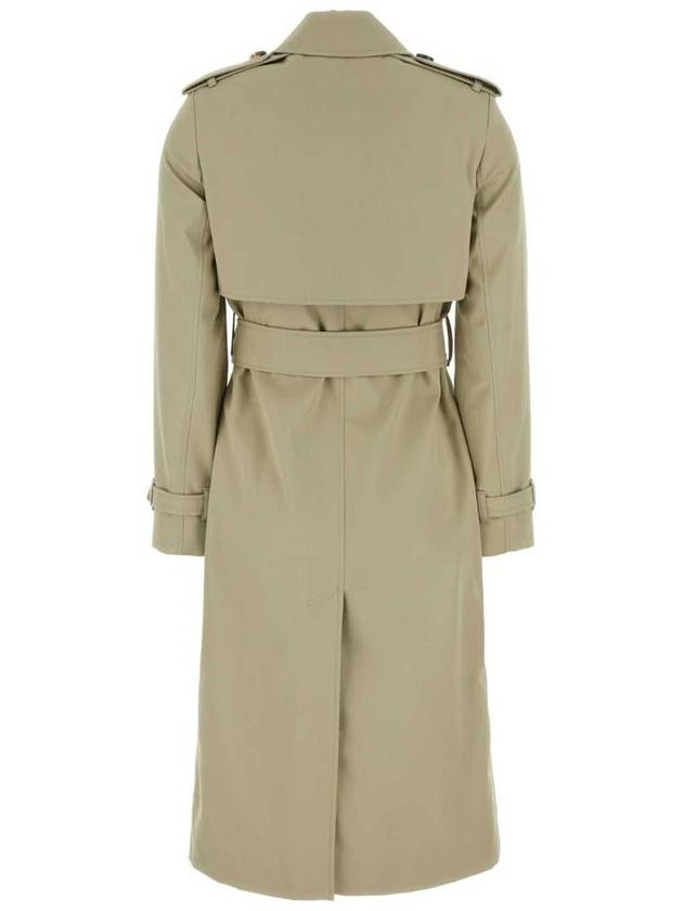 Cotton Blend Trench Coat Ivory - BURBERRY - BALAAN 3