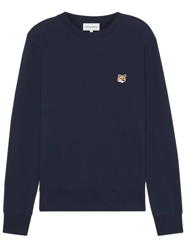 Fox Head Patch Regular Sweatshirt Midnight Blue - MAISON KITSUNE - BALAAN 2