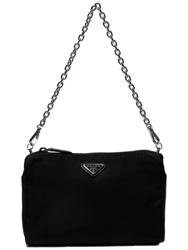 Nylon Cosmetic Pouch Bag Black - PRADA - BALAAN 7