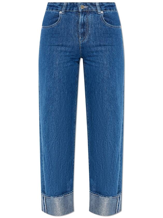 Emporio Armani Straight Leg Jeans, Women's, Blue - EMPORIO ARMANI - BALAAN 1