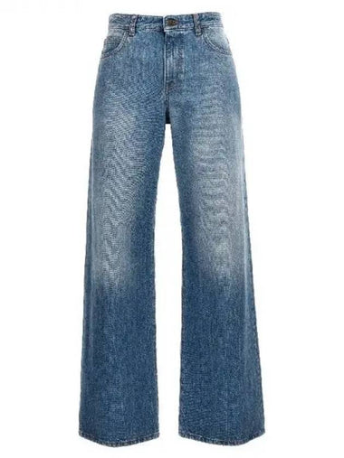 EGLITTA washed denim pants - THE ROW - BALAAN 1