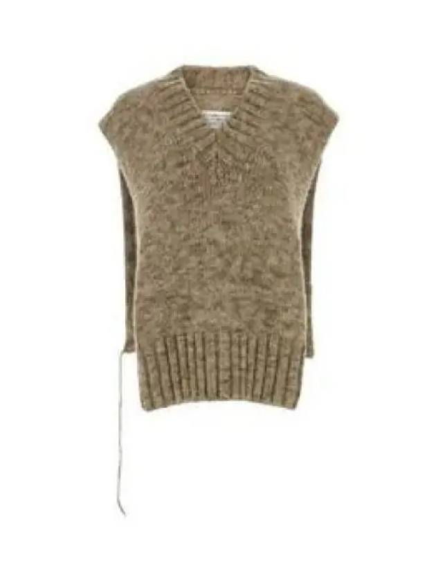 Botanical Dye Knit Vest Anthracite - MAISON MARGIELA - BALAAN 2