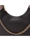 Wilma Monogram Chain Shoulder Bag Dark Brown - MICHAEL KORS - BALAAN 8